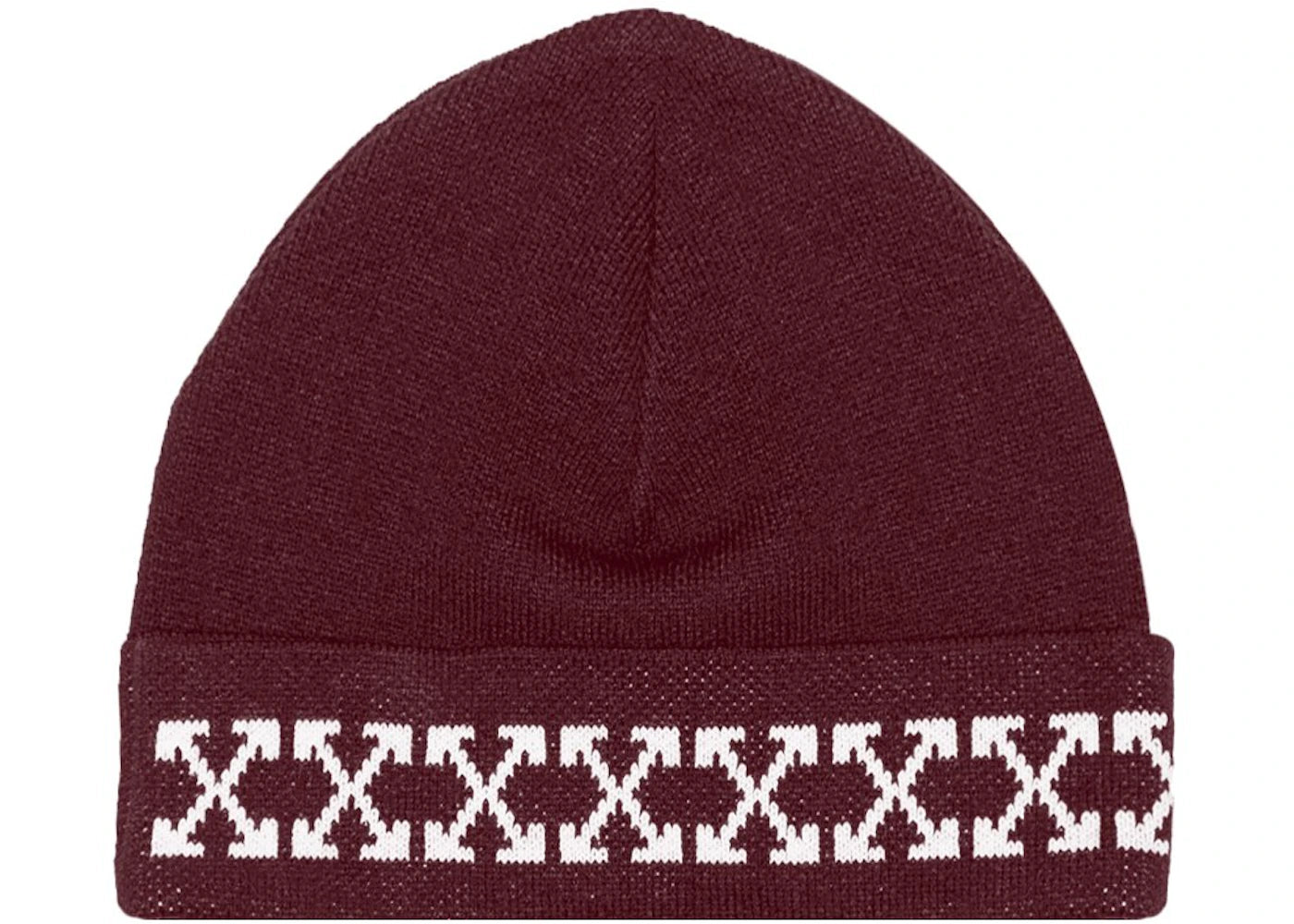 OFF-WHITE Arrow Beanie Bordeaux