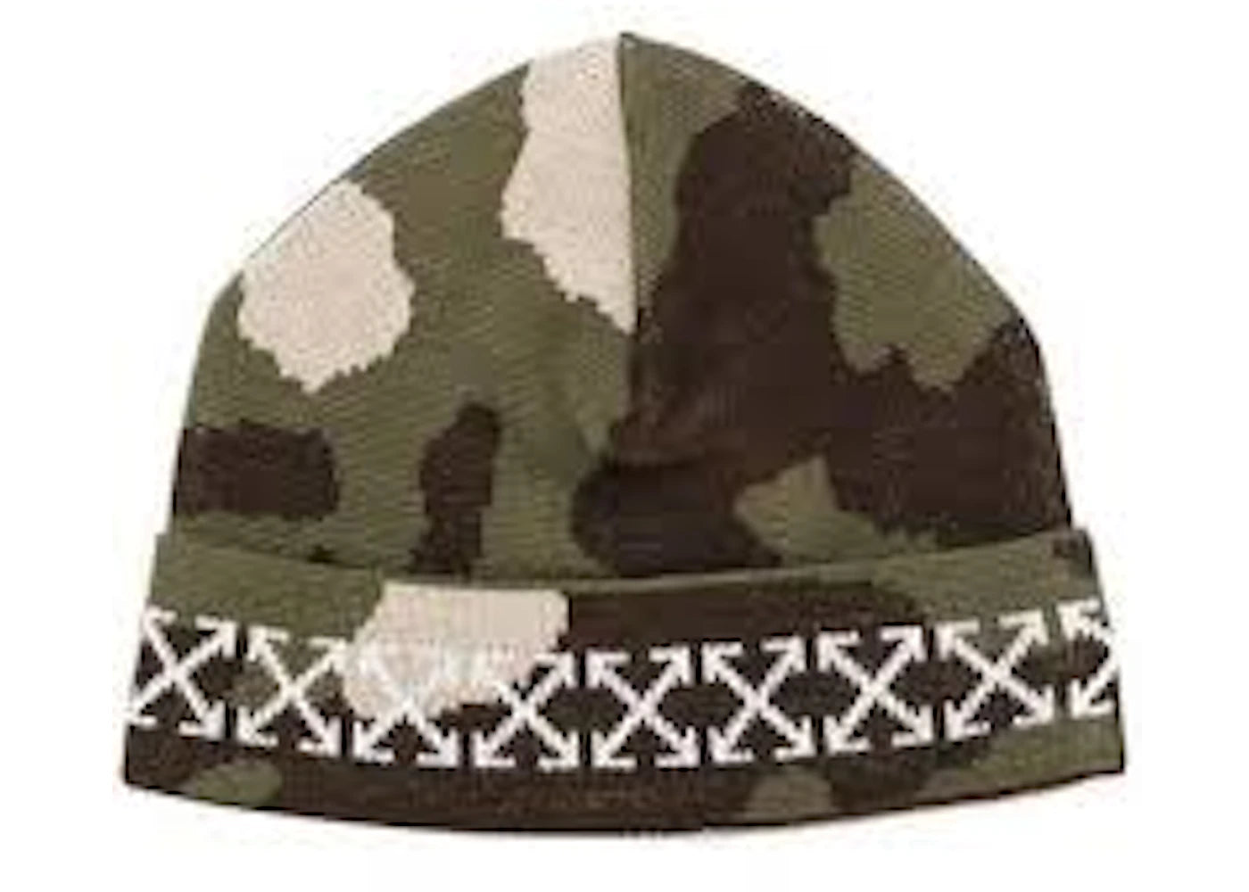 OFF-WHITE Arrow Beanie Camo