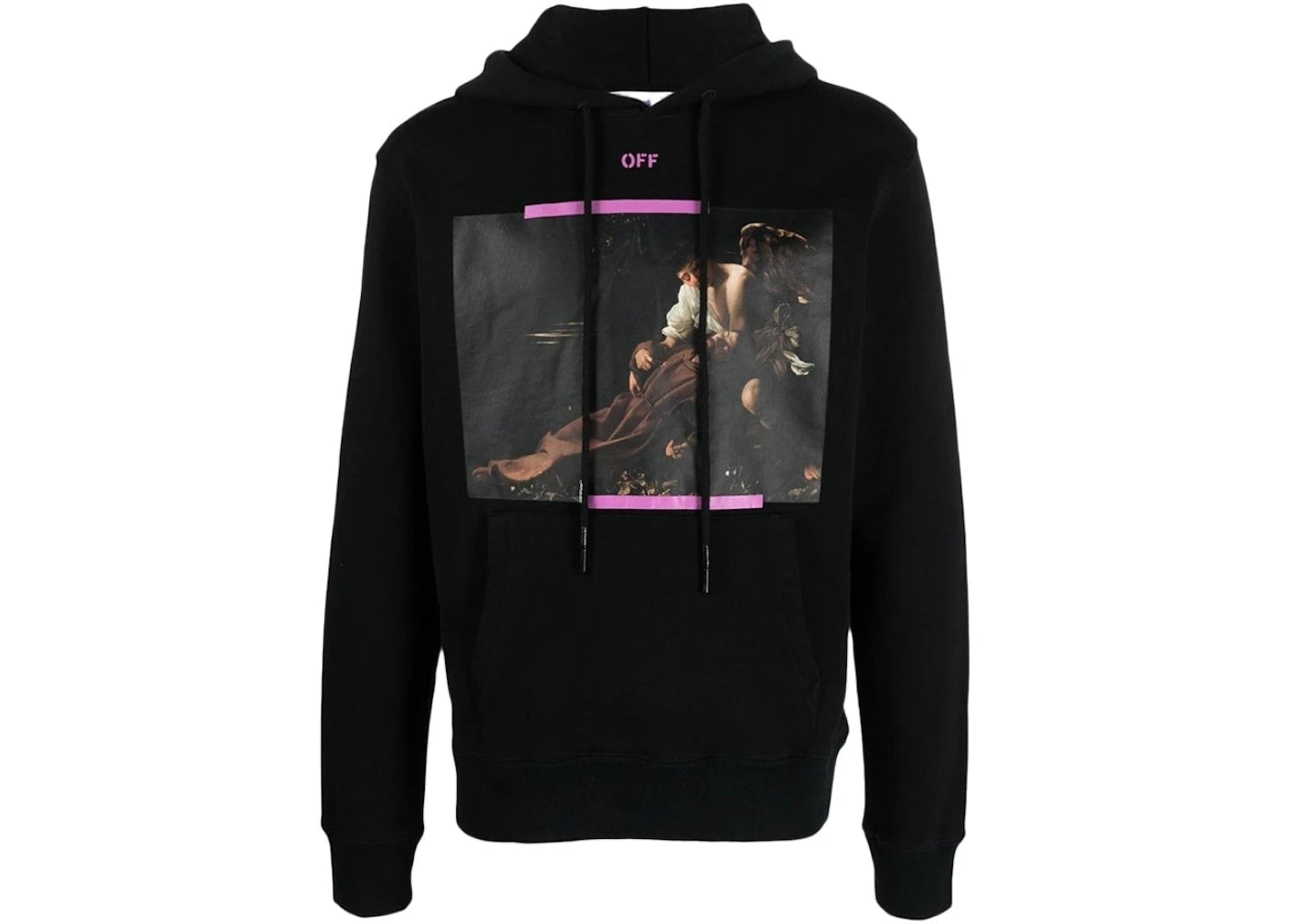 OFF-WHITE Arrow Caravaggio St. Fran Slim Hoodie Black/Purple/Multi