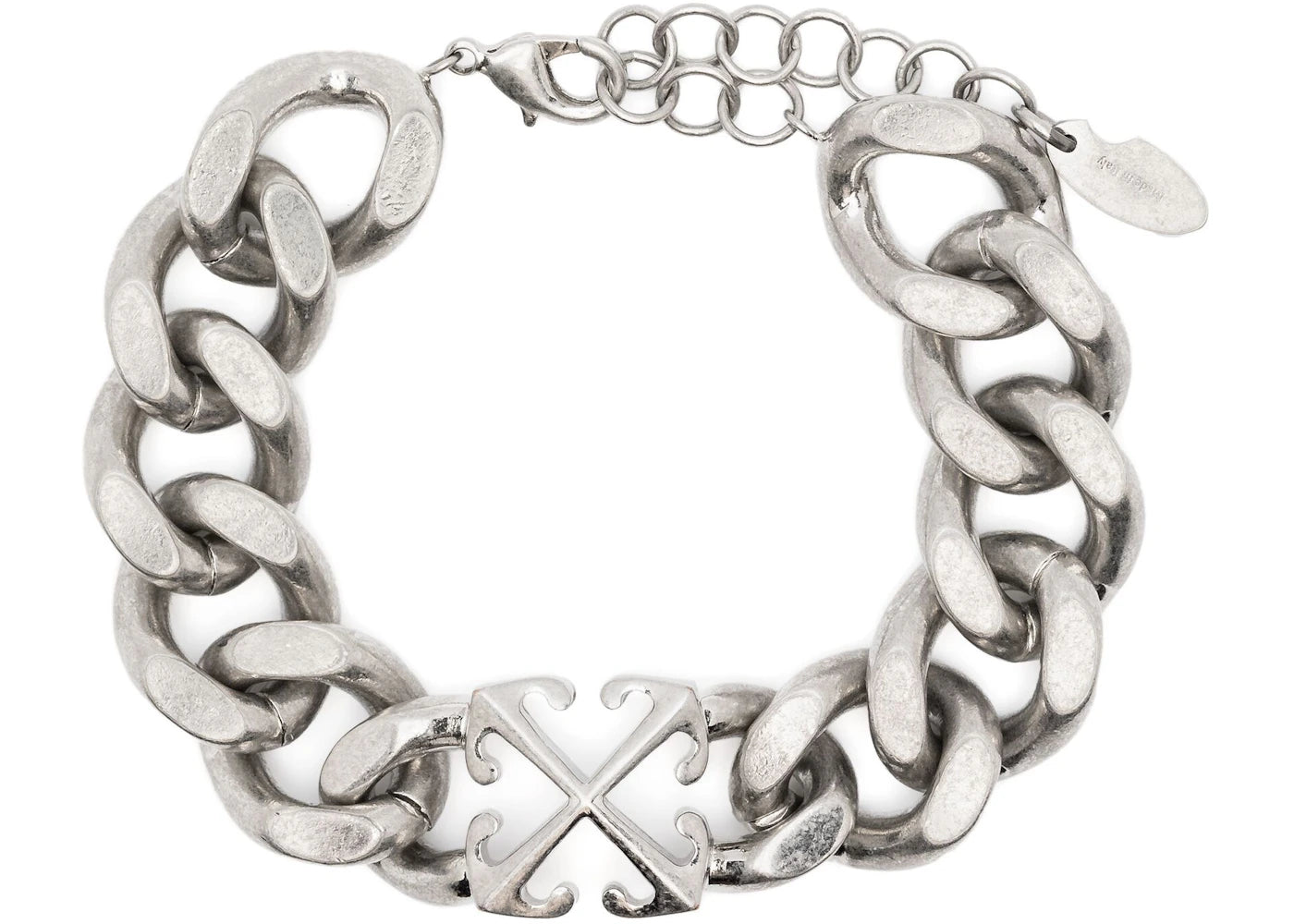 OFF-WHITE Arrow Chain Bracelet Silver