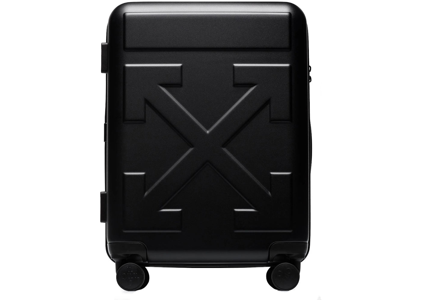 OFF-WHITE Arrow-Detail Trolley Suitcase Luggage Matte Black