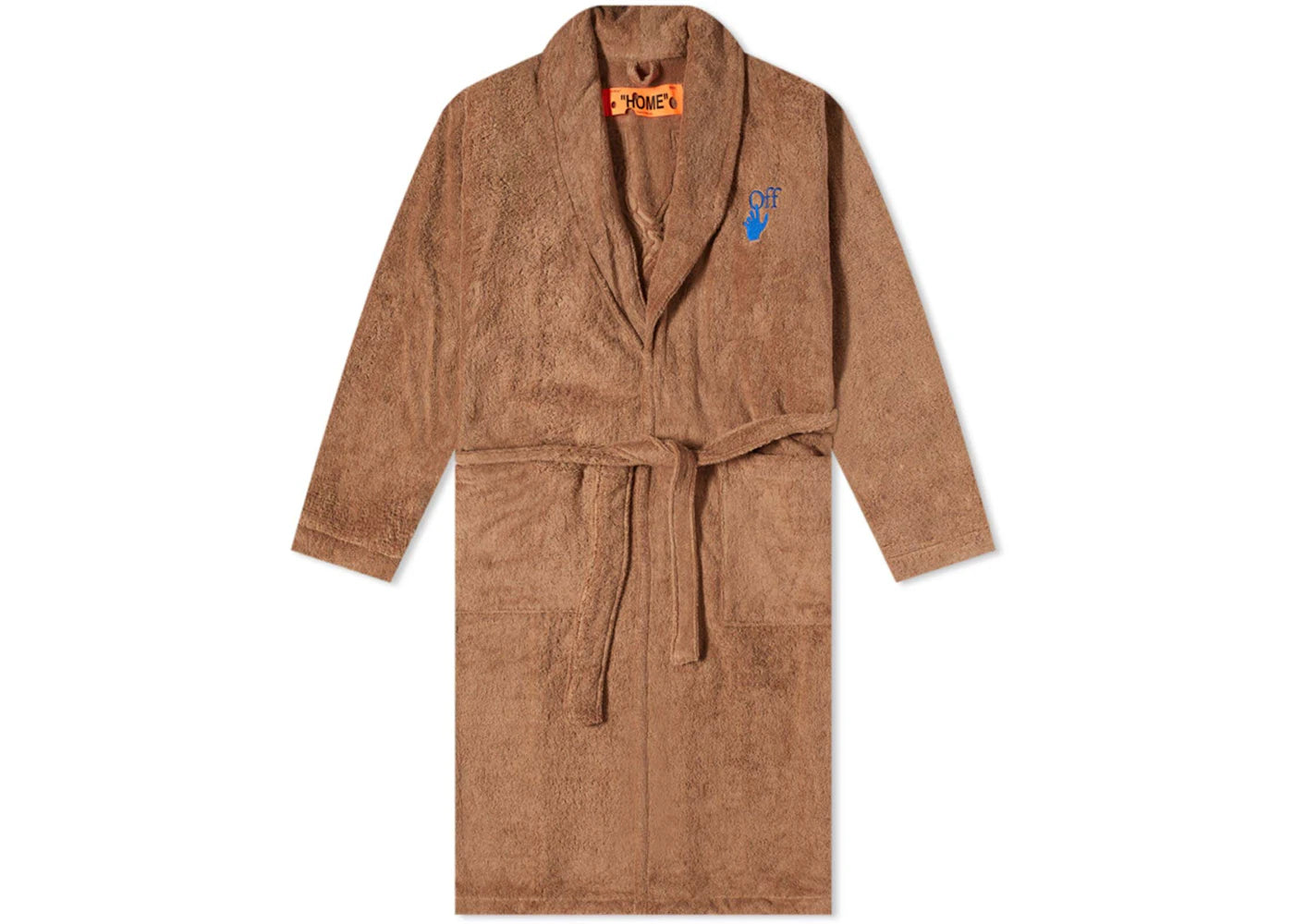 OFF-WHITE Arrow Leaves Bathrobe Brown