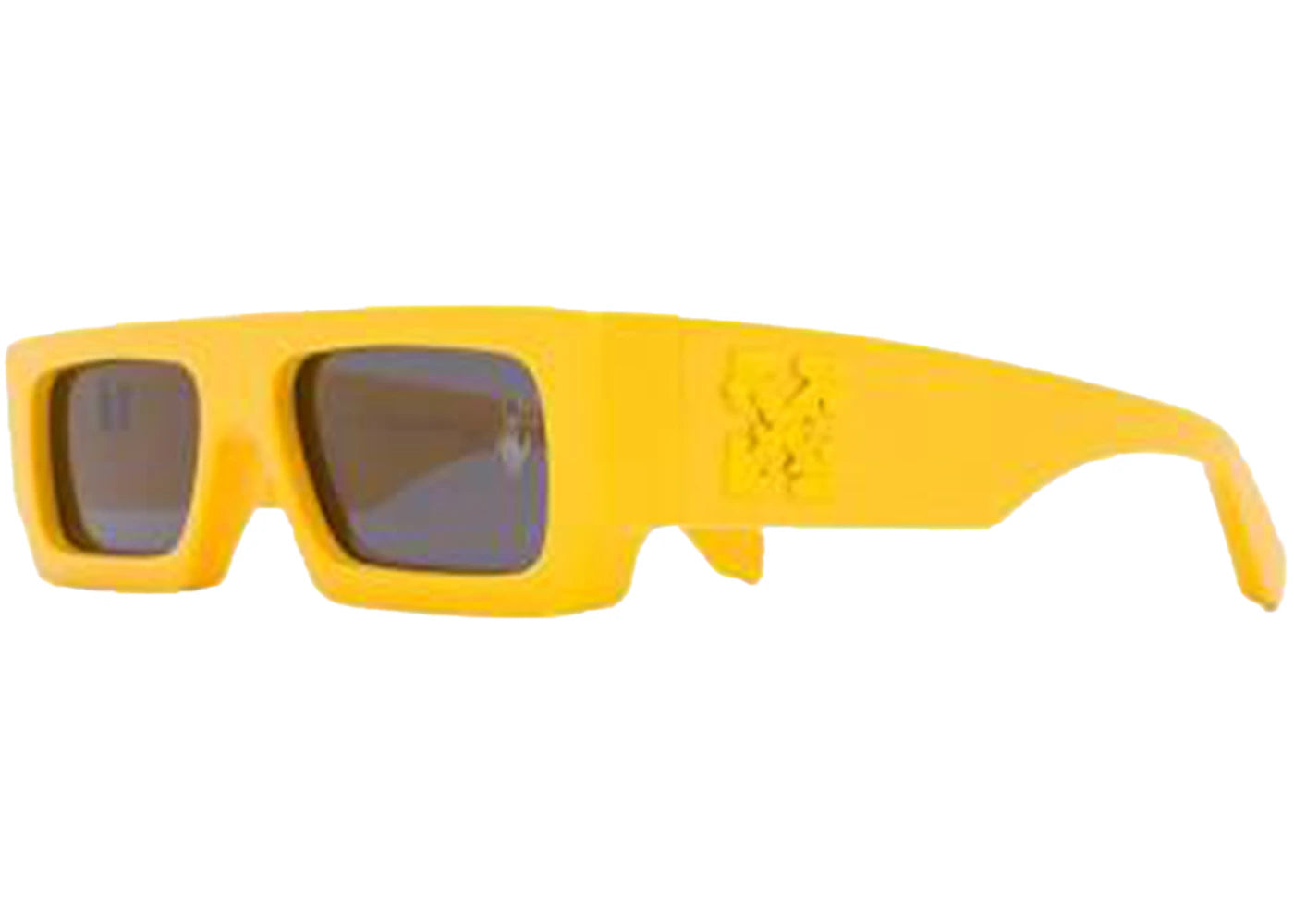 OFF-WHITE Arrow Logo Sunglasses Yellow/Black (OMRI006F20PLA0011800)