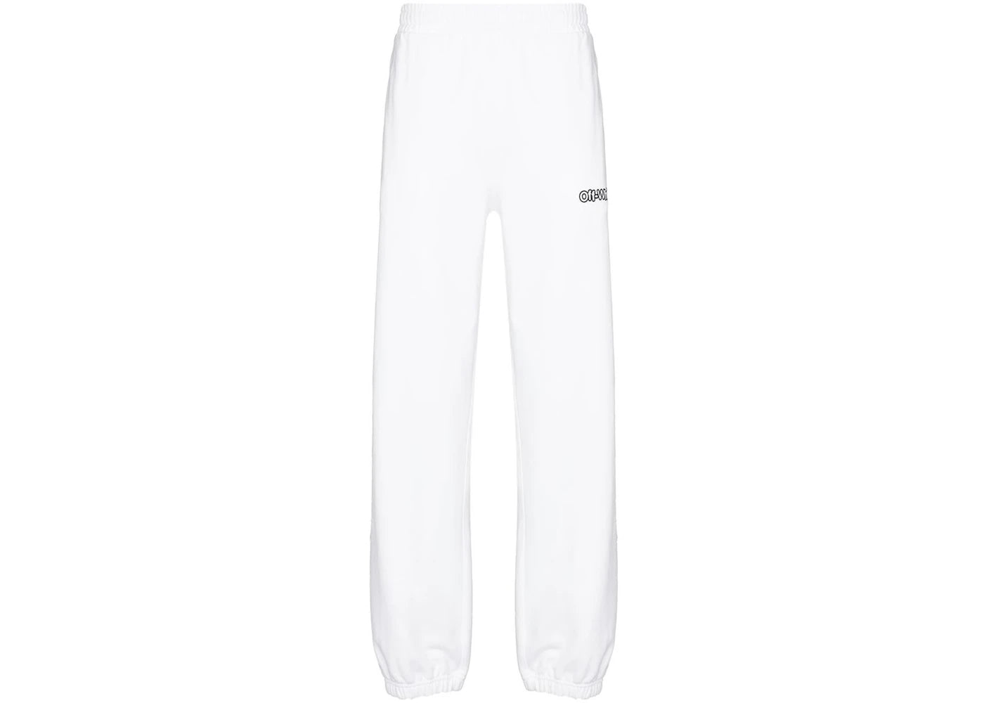 OFF-WHITE Arrow Motif Off-White TM Logo Print Track Pants White/Black