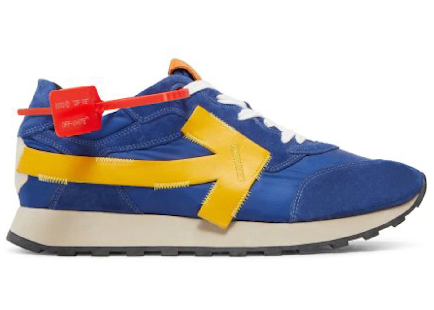 OFF-WHITE Arrow Running Blue Yellow