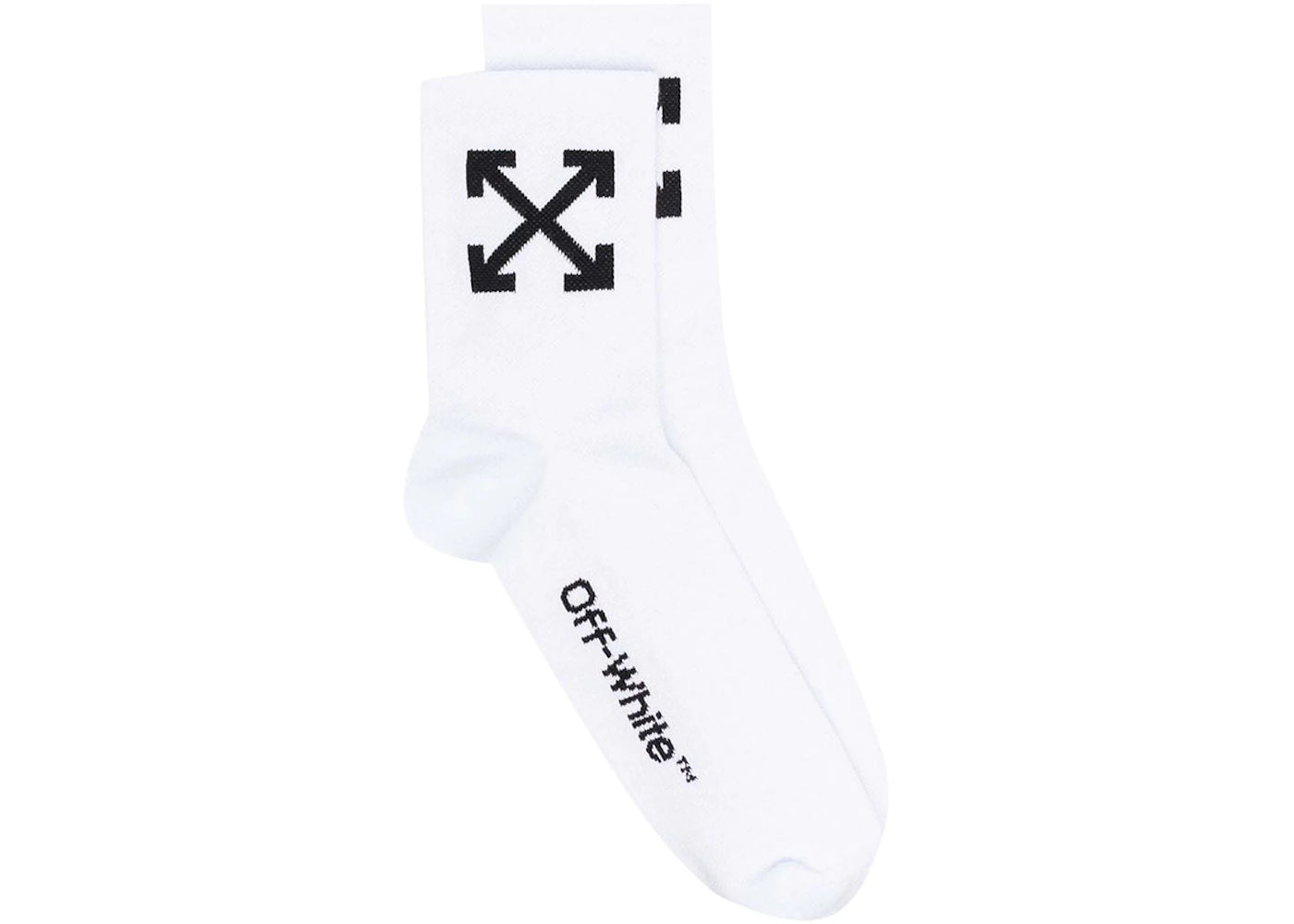 OFF-WHITE Arrow Short Socks White/Black