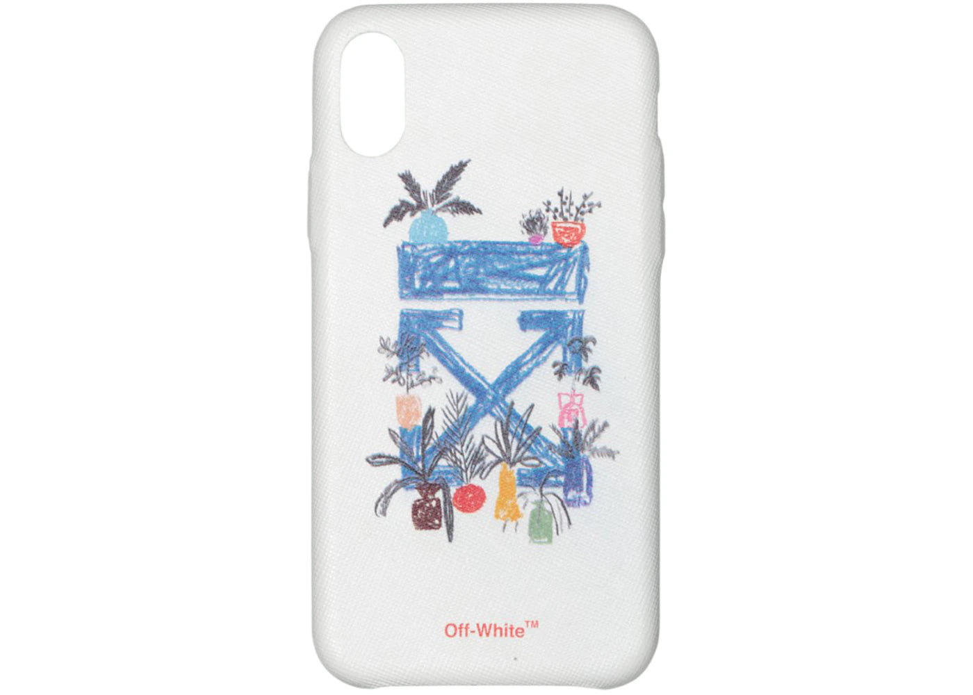 OFF-WHITE Arrow iPhone XS Max Case White/Blue