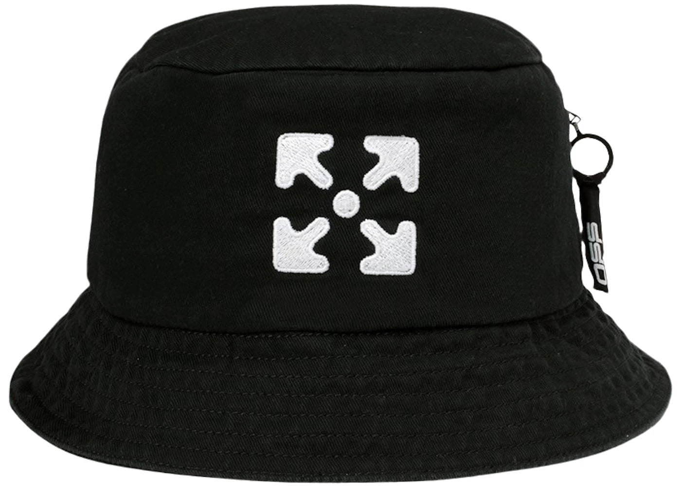 OFF-WHITE Arrows Bucket Hat Black/White