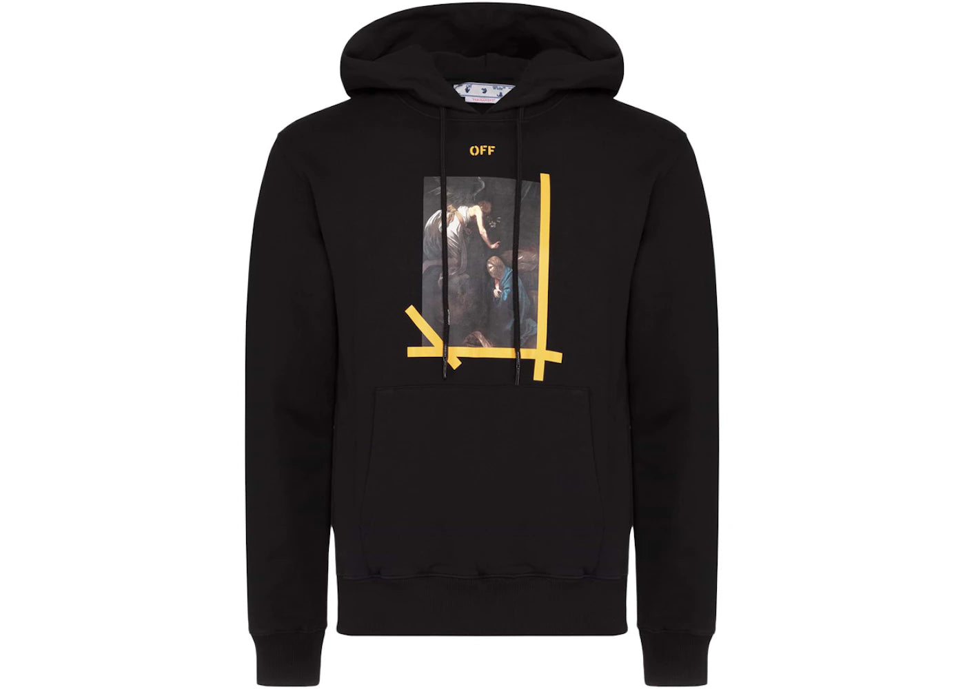 OFF-WHITE Arrows Caravaggio Annunciation Slim Hoodie Black/Multi