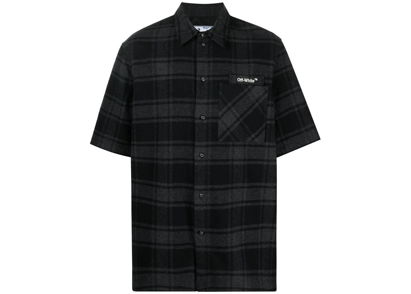 OFF-WHITE Arrows Check Shirt Dark Grey/Grey/White