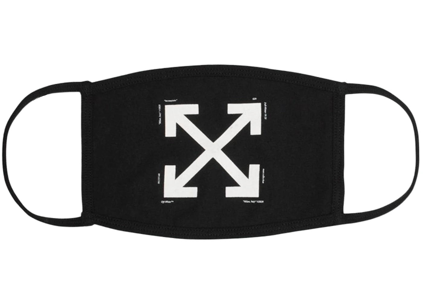 OFF-WHITE Arrows Face Mask Black/White