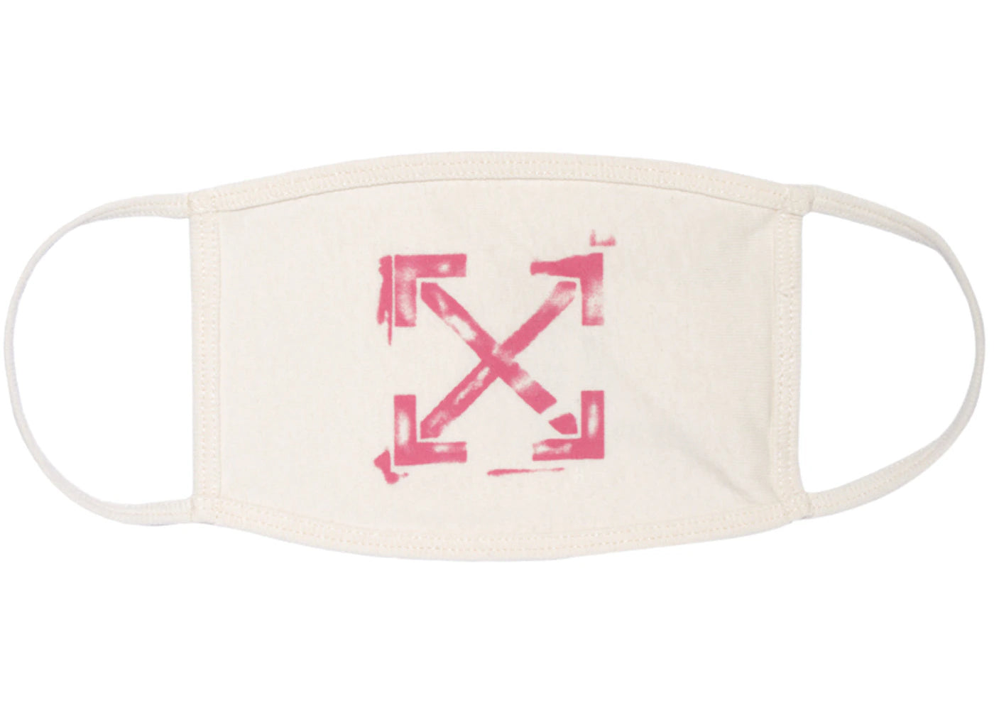 OFF-WHITE Arrows Face Mask (SS19) White/Fuchsia