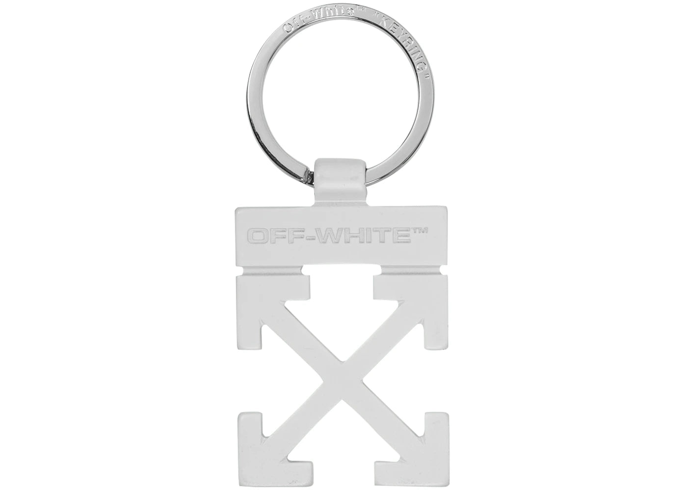 OFF-WHITE Arrows Keychain White