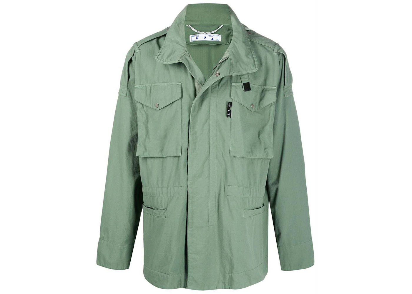 OFF-WHITE Arrows Logo Field Jacket Green