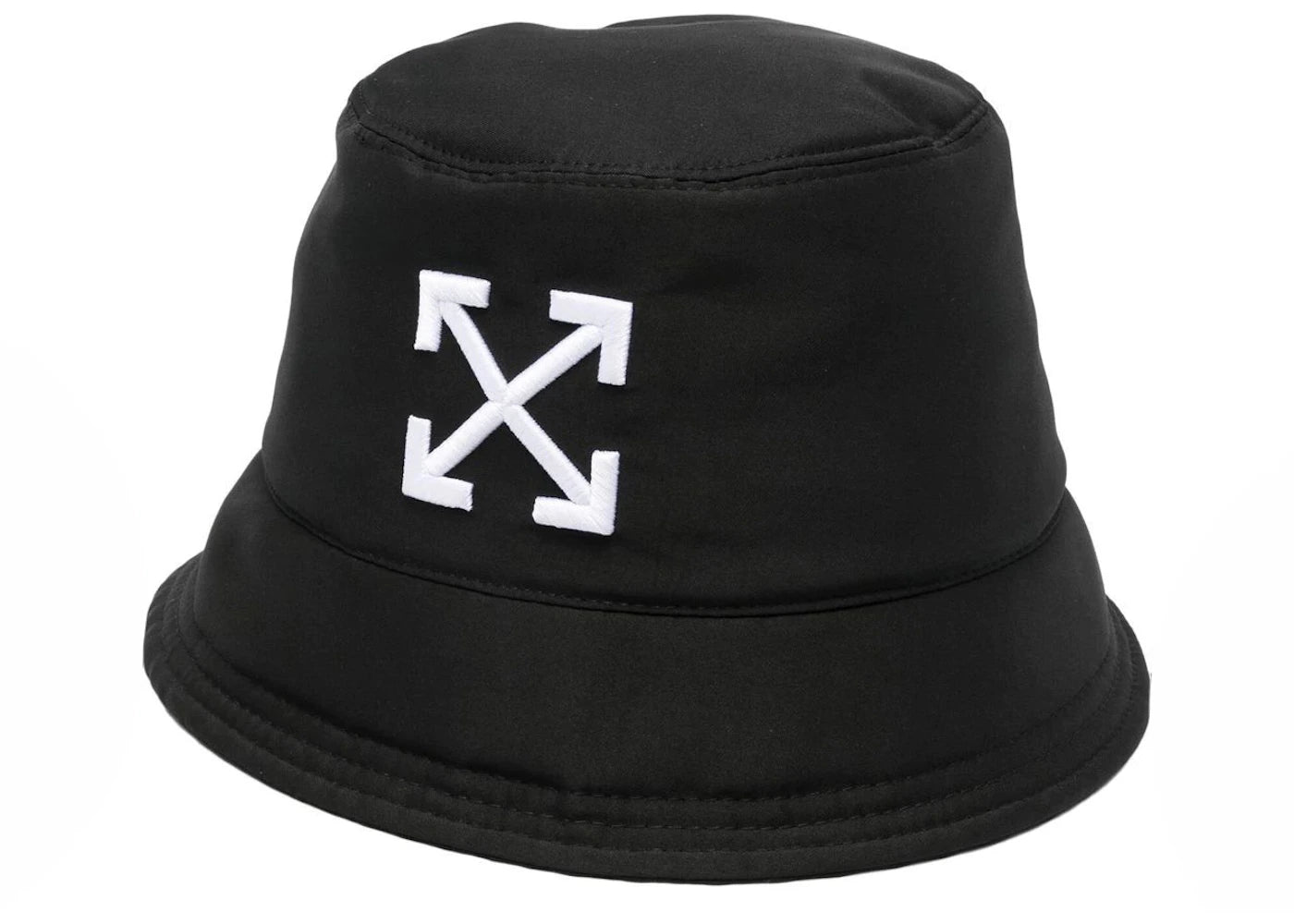 OFF-WHITE Arrows Recycled Bucket Hat Black