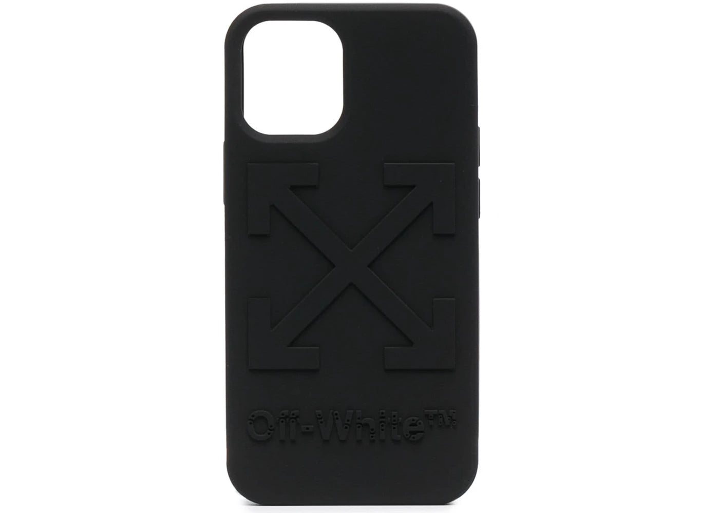 OFF-WHITE Arrows Rubber iPhone 12 Mini Case Black