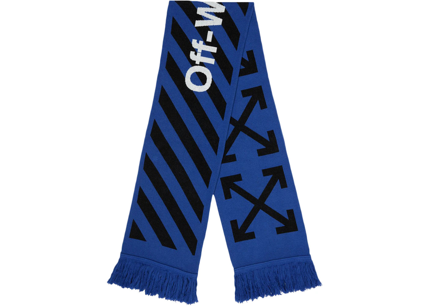 OFF-WHITE Arrows Scarf Black/Blue