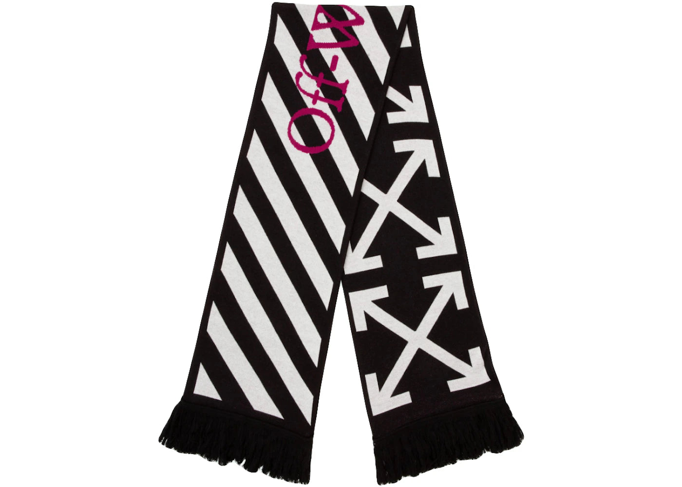 OFF-WHITE Arrows Scarf Black/White/Purple