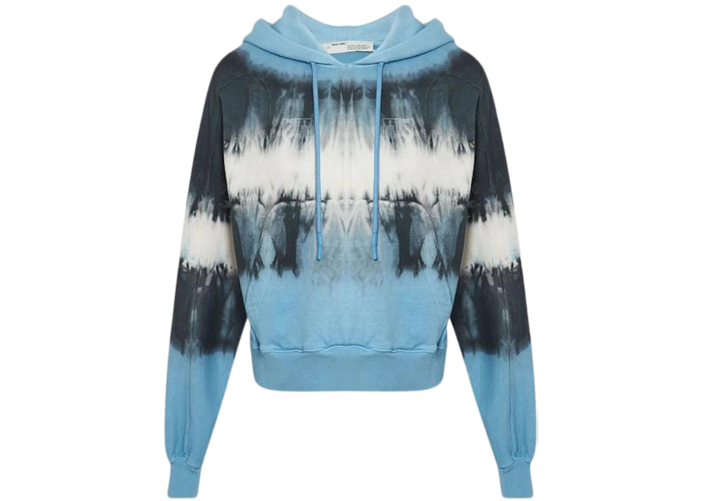 OFF-WHITE Arrows Tie Dye Hoodie Blue/White