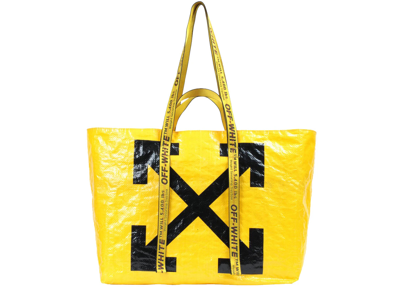 OFF-WHITE Arrows Tote Bag Yellow Black