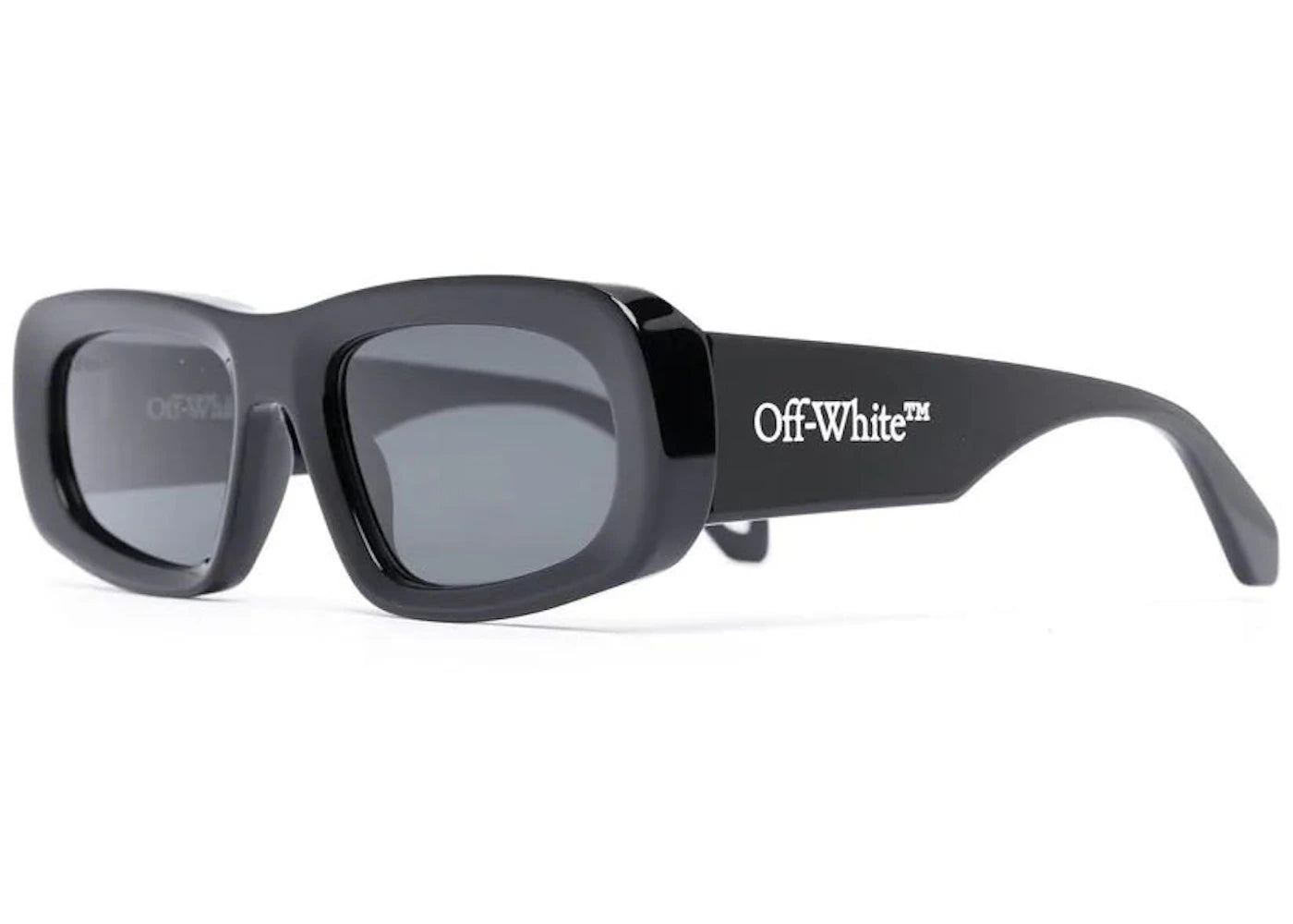 OFF-WHITE Austin Sunglasses Black/Dark Grey (OERI065S23PLA0011007)