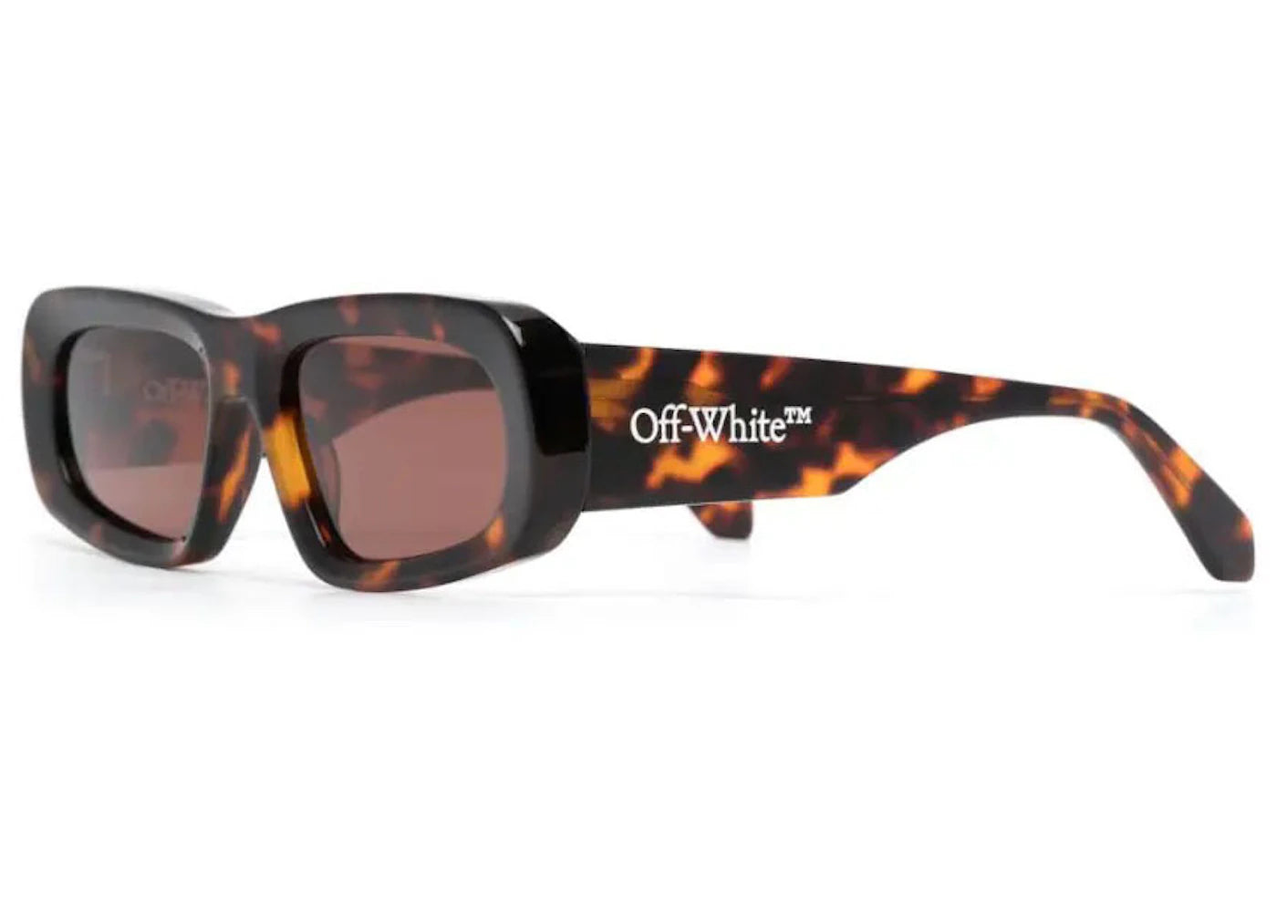 OFF-WHITE Austin Sunglasses Havana/Brown (OERI065S23PLA0016064)