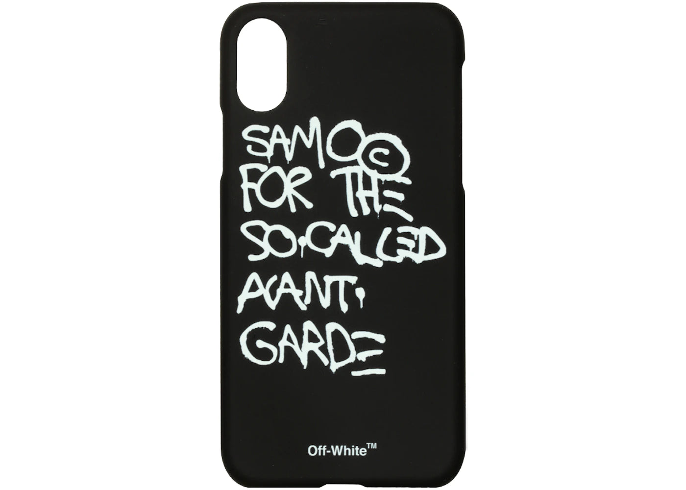 OFF-WHITE Avantgarde iPhone X Case (SS19) Black/White