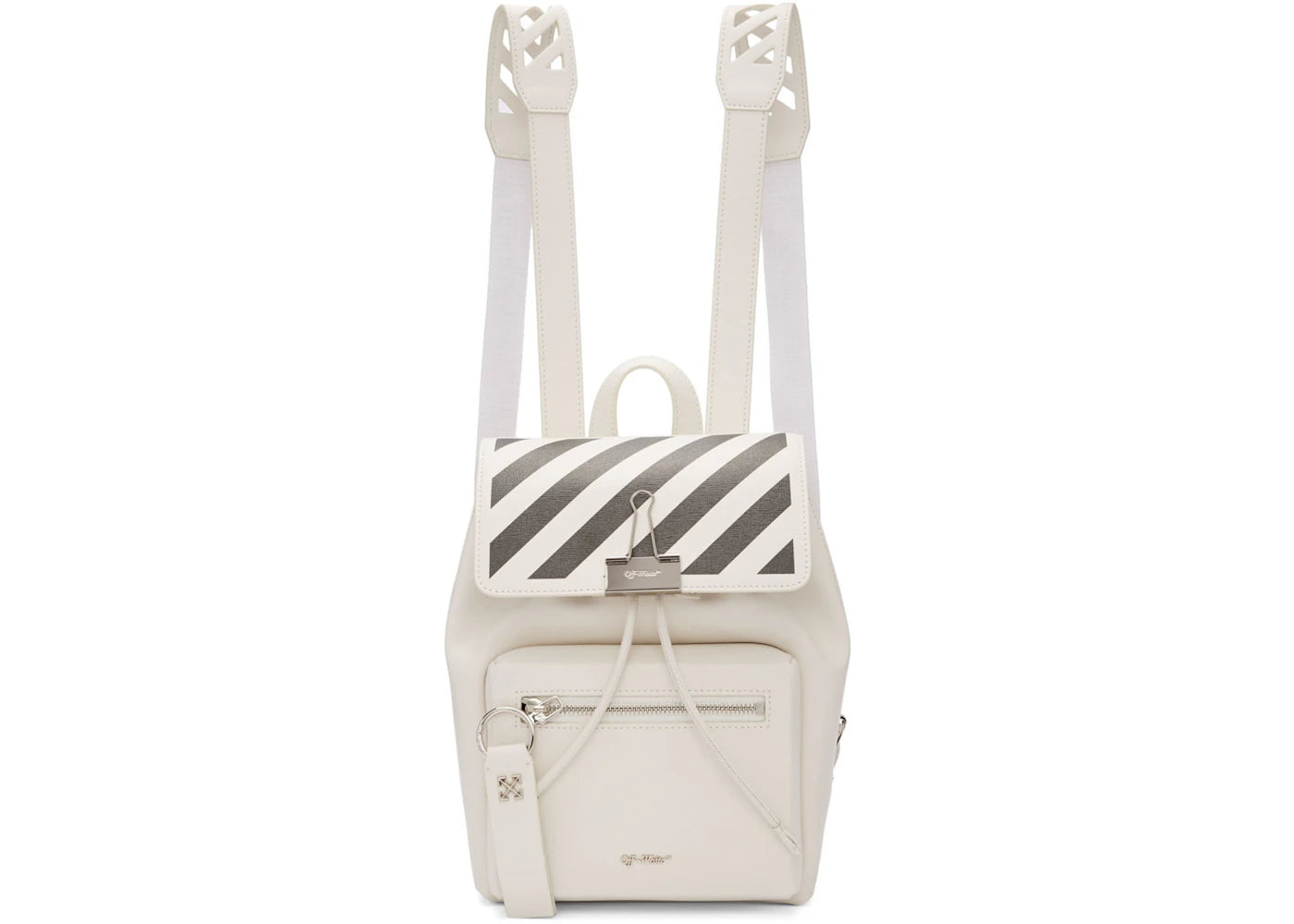 OFF-WHITE Backpack Diag Off White Black