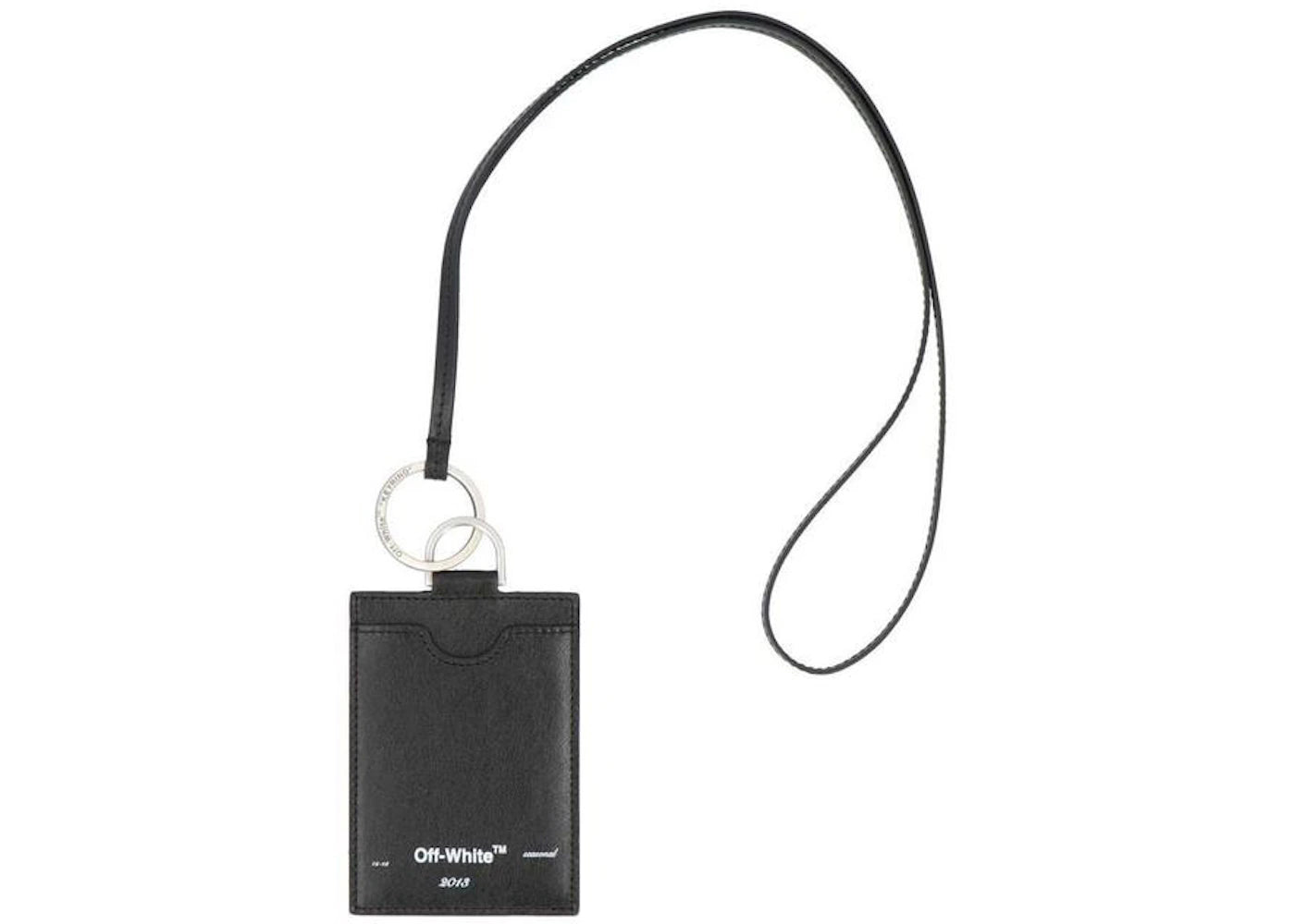 OFF-WHITE Badge Card Holder Black