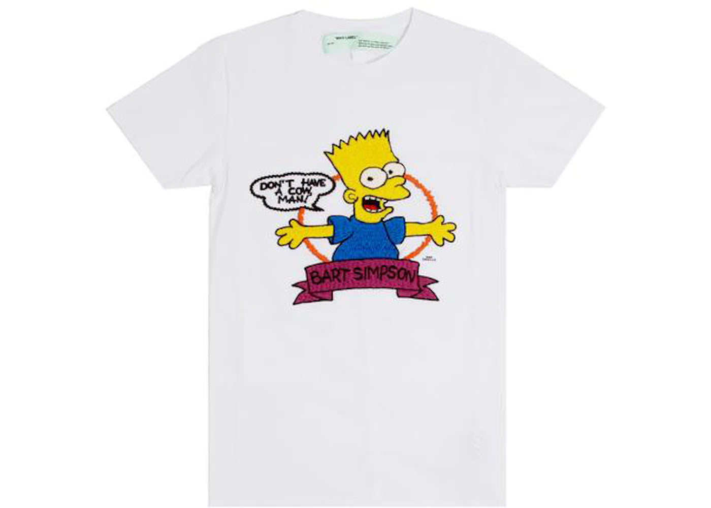 OFF-WHITE Bart T-shirt White