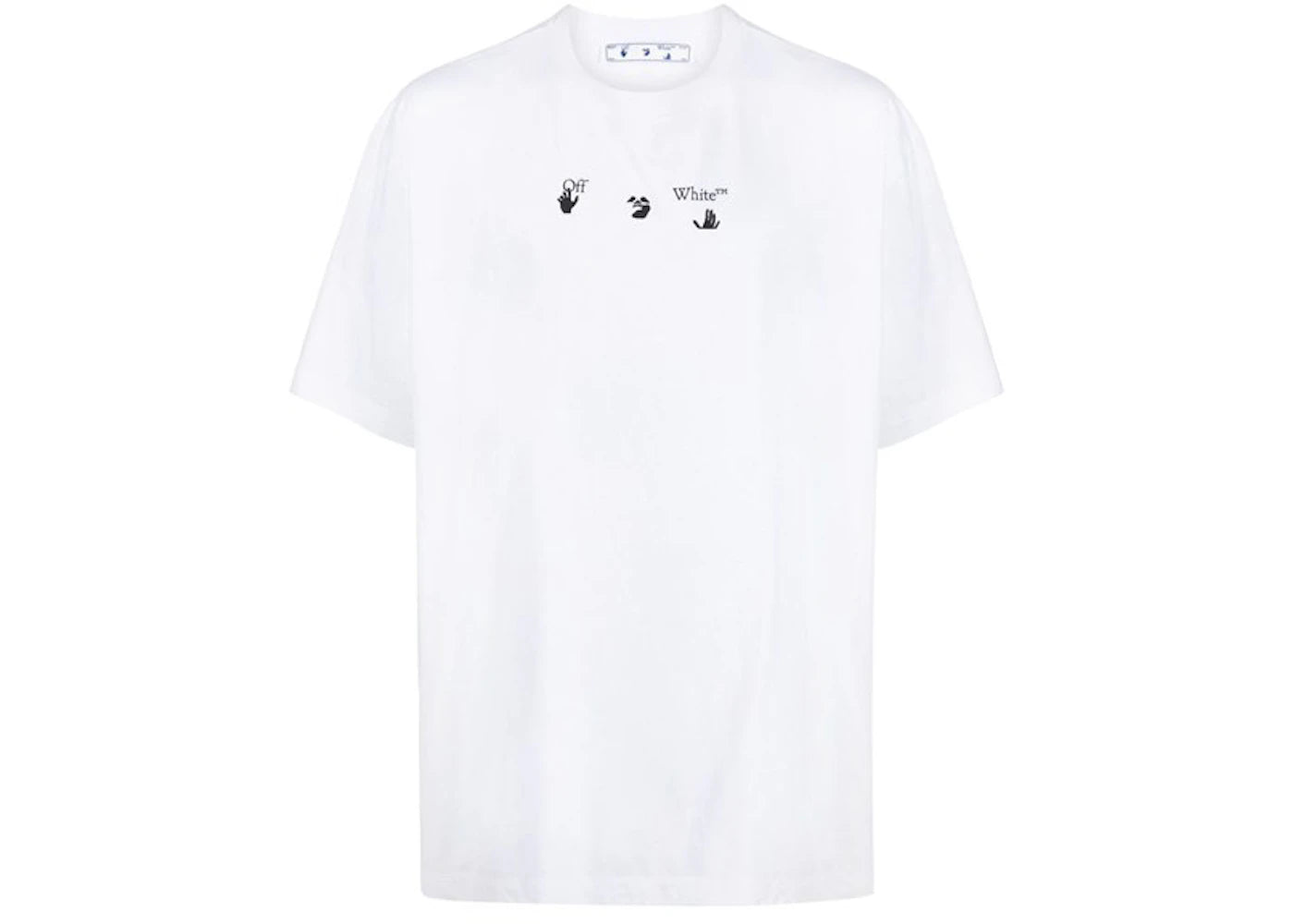 OFF-WHITE Blue Marker S/S Over Tee White/Blue