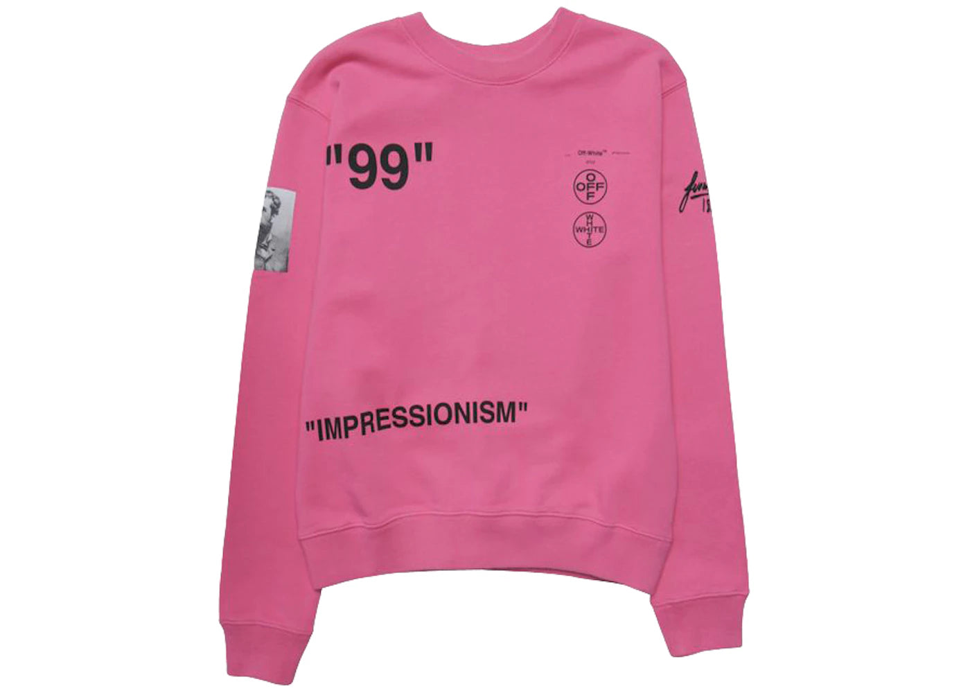 OFF-WHITE Boat Print Sweatshirt Pink/Black