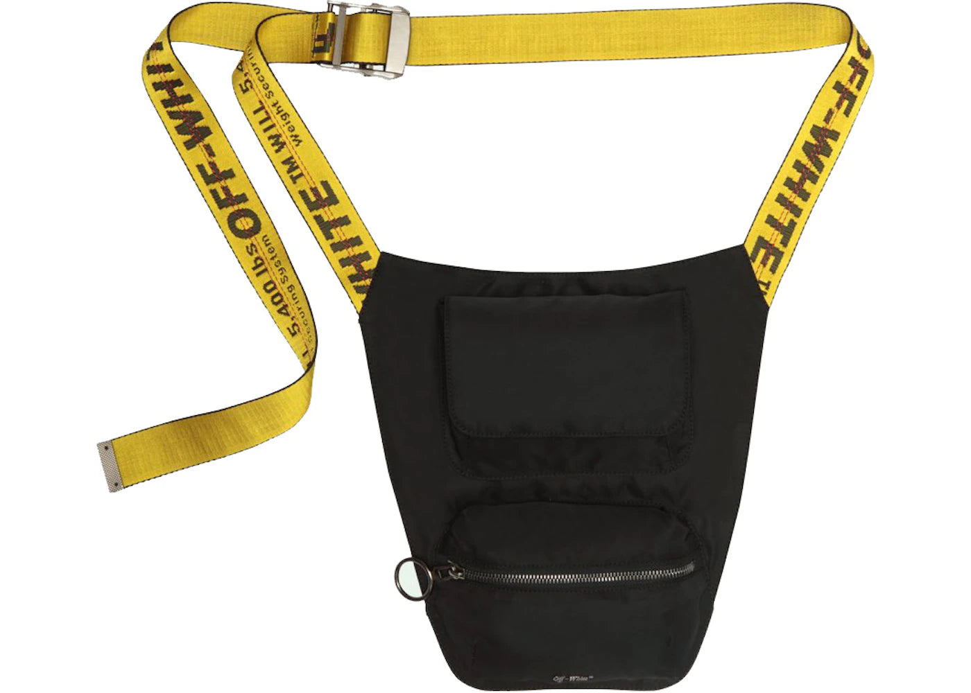 OFF-WHITE BodyBag Black Yellow