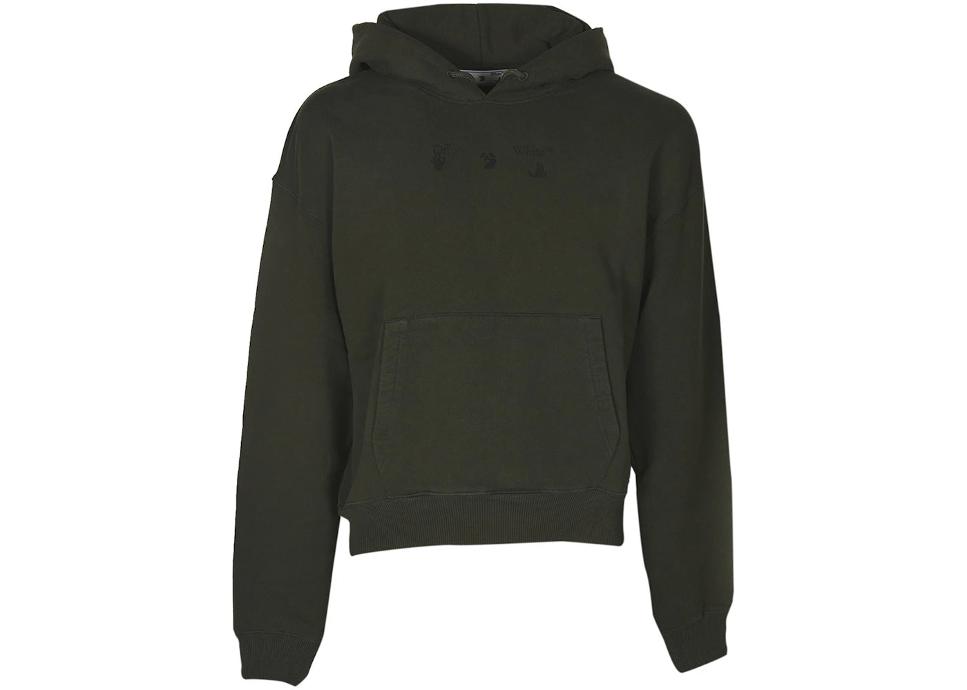 OFF-WHITE Bolt Arrows Hoodie Khaki