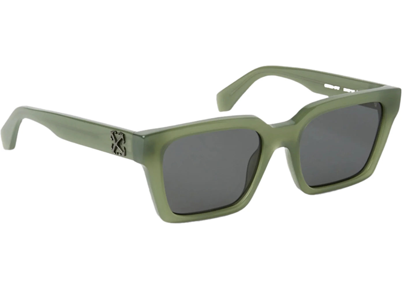 OFF-WHITE Branson Sunglasses Olive/Dark Grey (OERI111S24PLA0015707-FR)