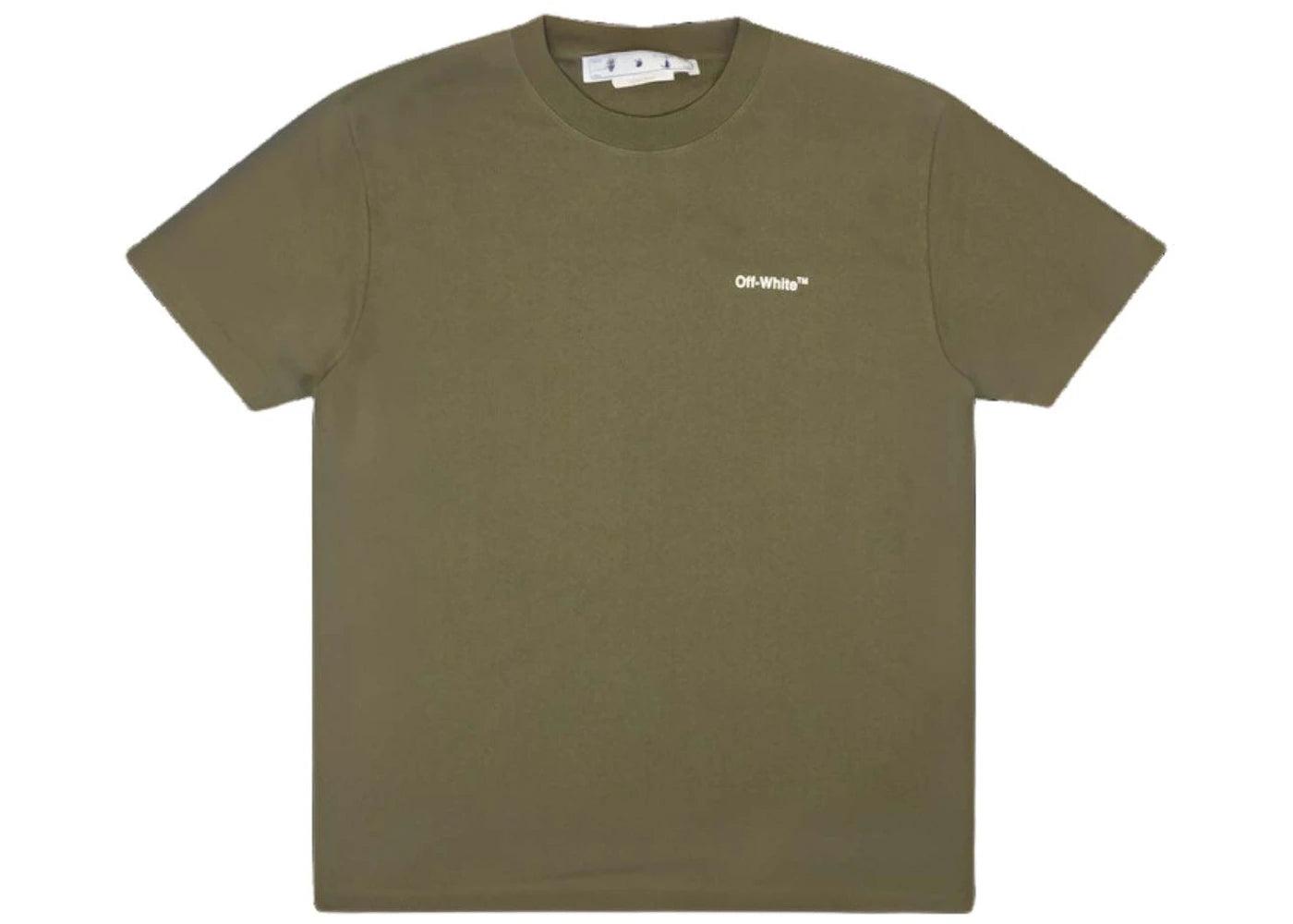 OFF-WHITE Bricks Slim S/S T-shirt Army Green
