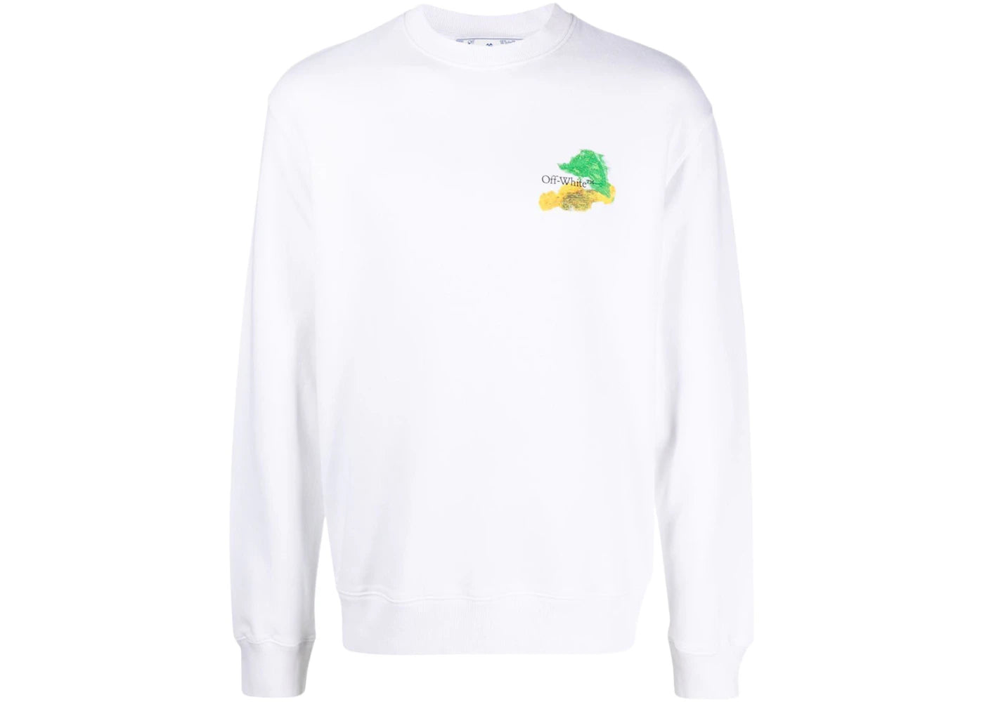 OFF-WHITE Brush Arrows Skate Crewneck White/Multi