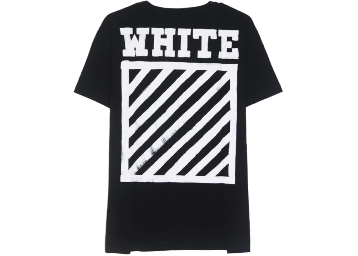 OFF-WHITE Brushed Diag T-shirt Black/White