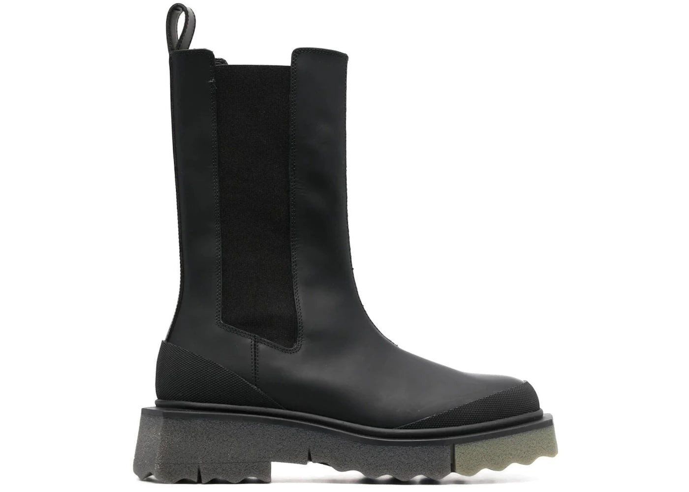 OFF-WHITE Calf Sponge Chelsea Boot Black (Women's)