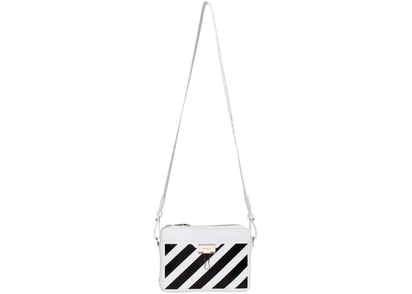 OFF-WHITE Camera Bag Diag White Black