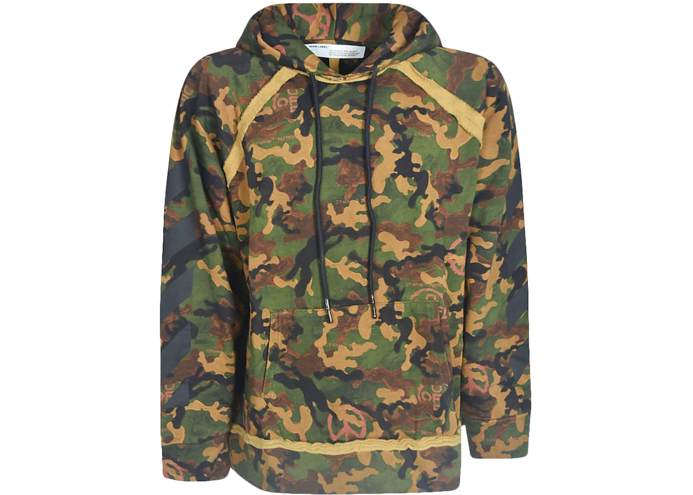 OFF-WHITE Camo Arrows Hoodie Green/Camo