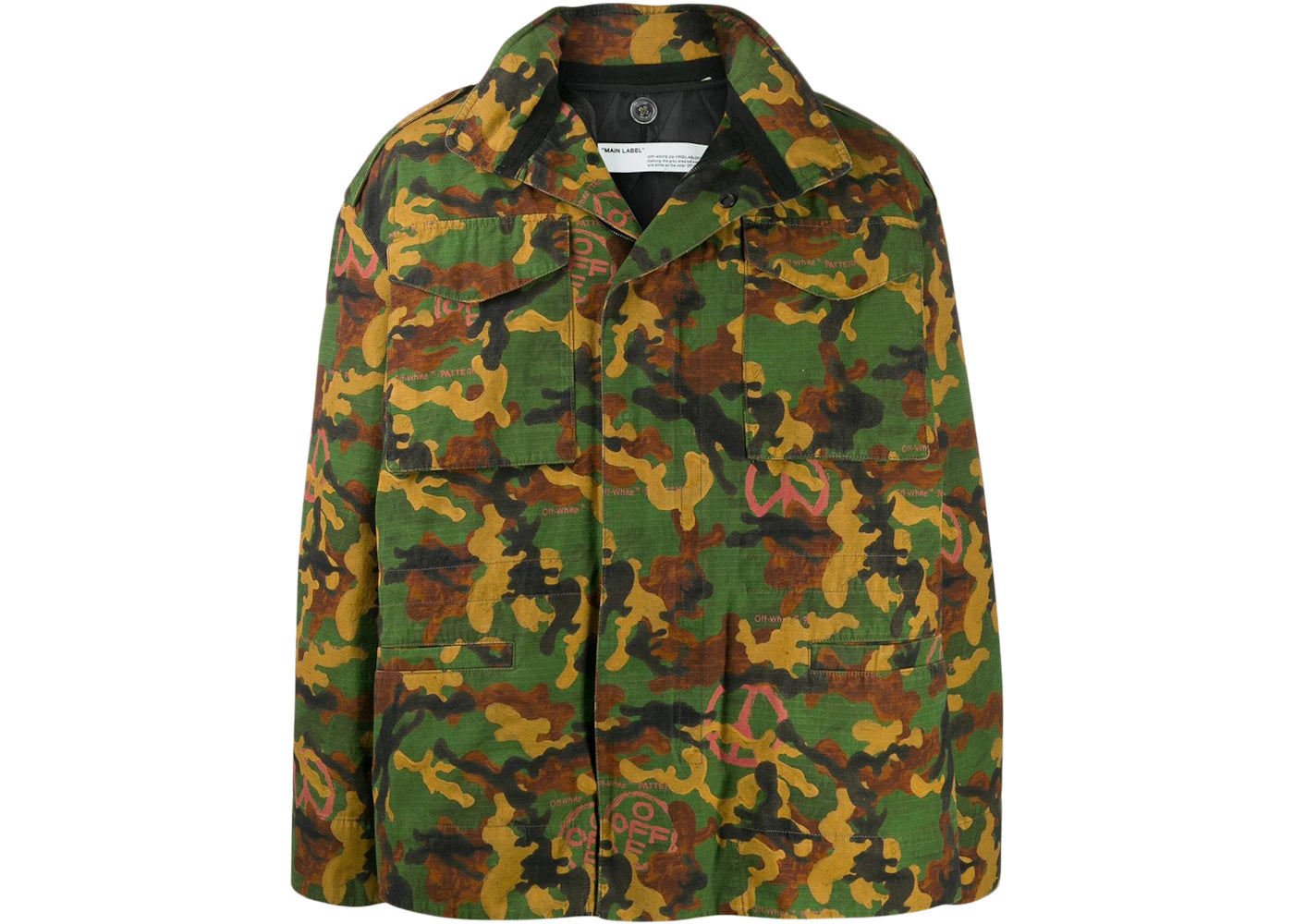 OFF-WHITE Camo Padded Field Jacket Camo/Black