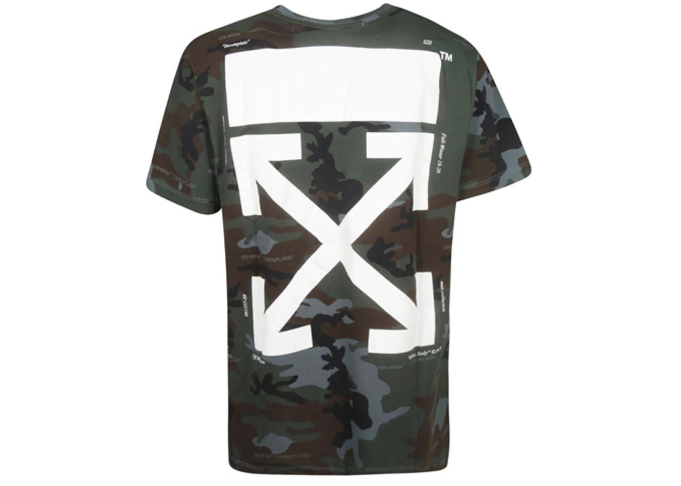 OFF-WHITE Camo Slim Fit T-Shirt Green Camo