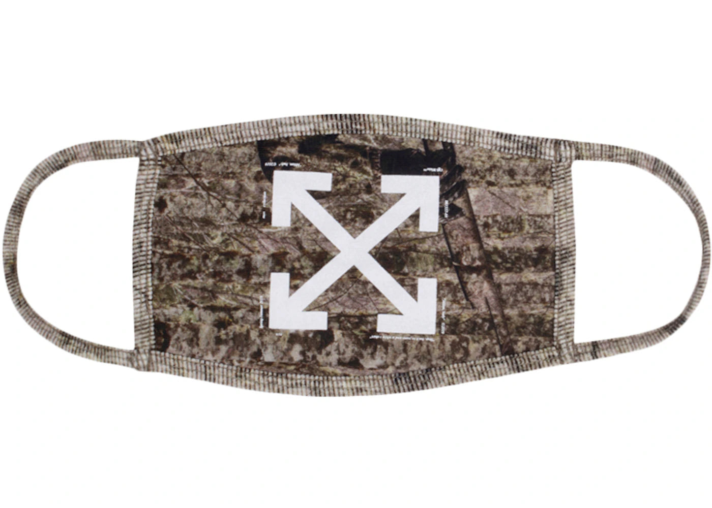 OFF-WHITE Camouflage Face Mask (SS19) Camo/White