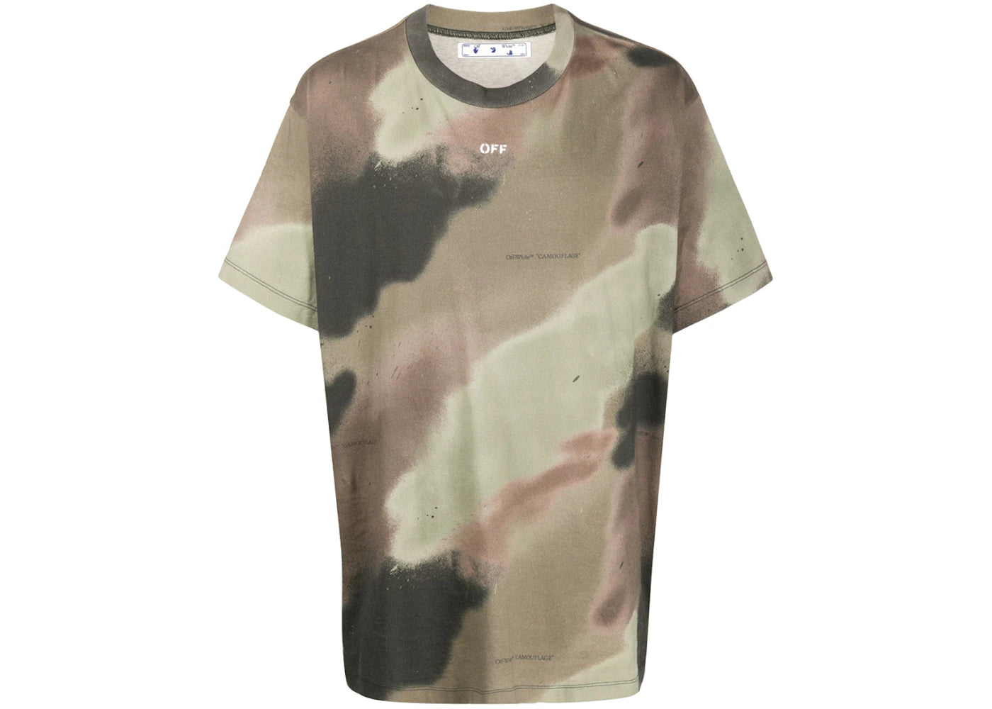 OFF-WHITE Camouflage Stencil Tee Camo