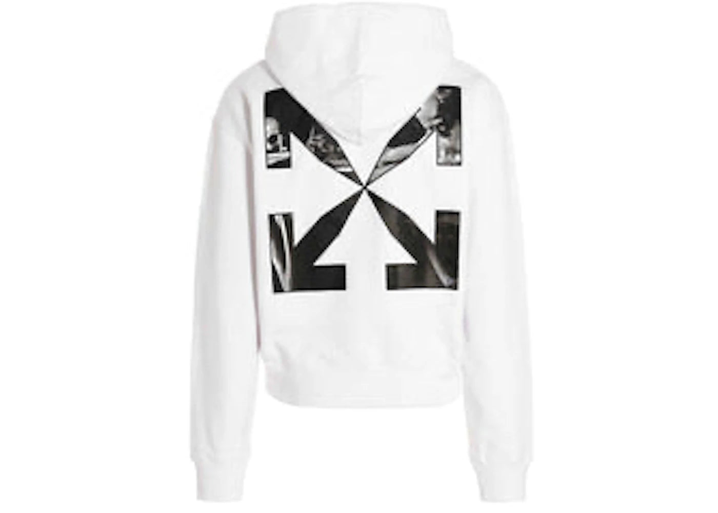 OFF-WHITE Caravag Arrow Slim Zip Hoodie White