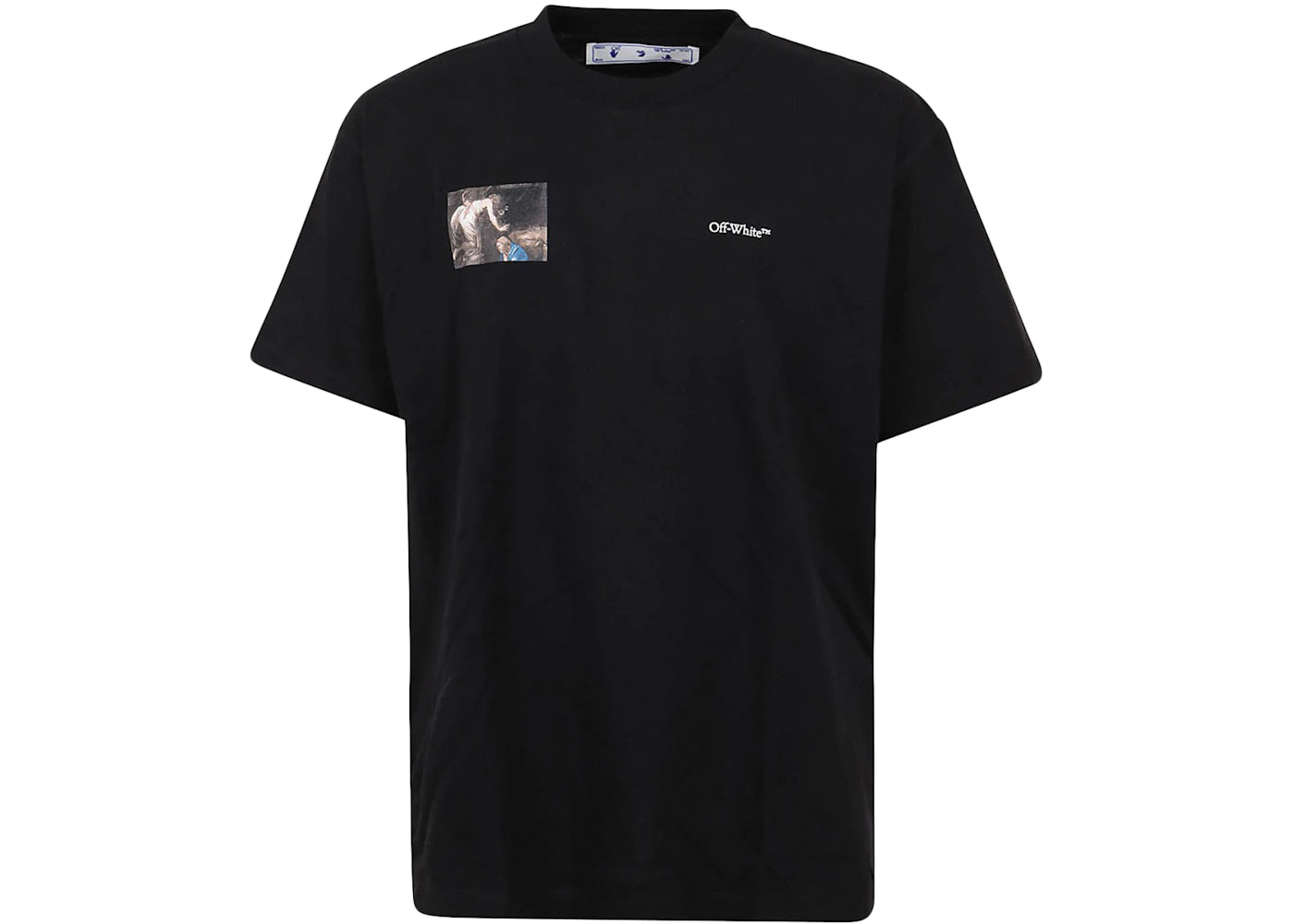 OFF-WHITE Caravaggio Angel S/S Over Tee Black