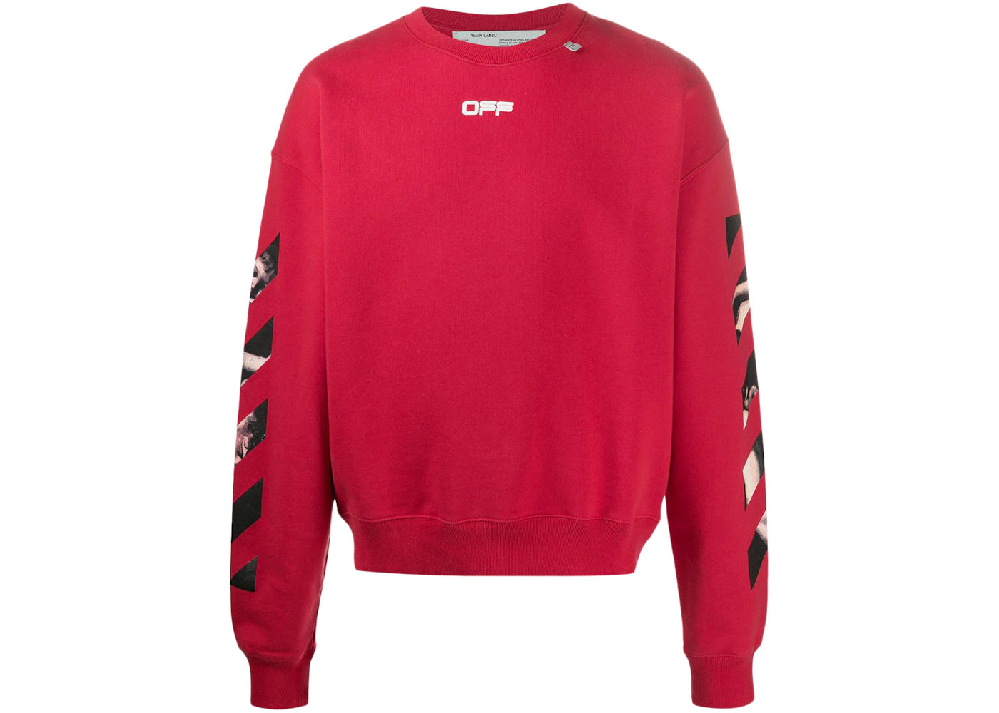 OFF-WHITE Caravaggio Arrows Over Sweatshirt Red/Multicolor