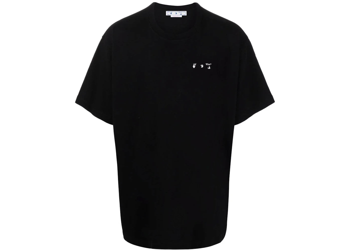 OFF-WHITE Caravaggio Back Print Oversized T-Shirt Black