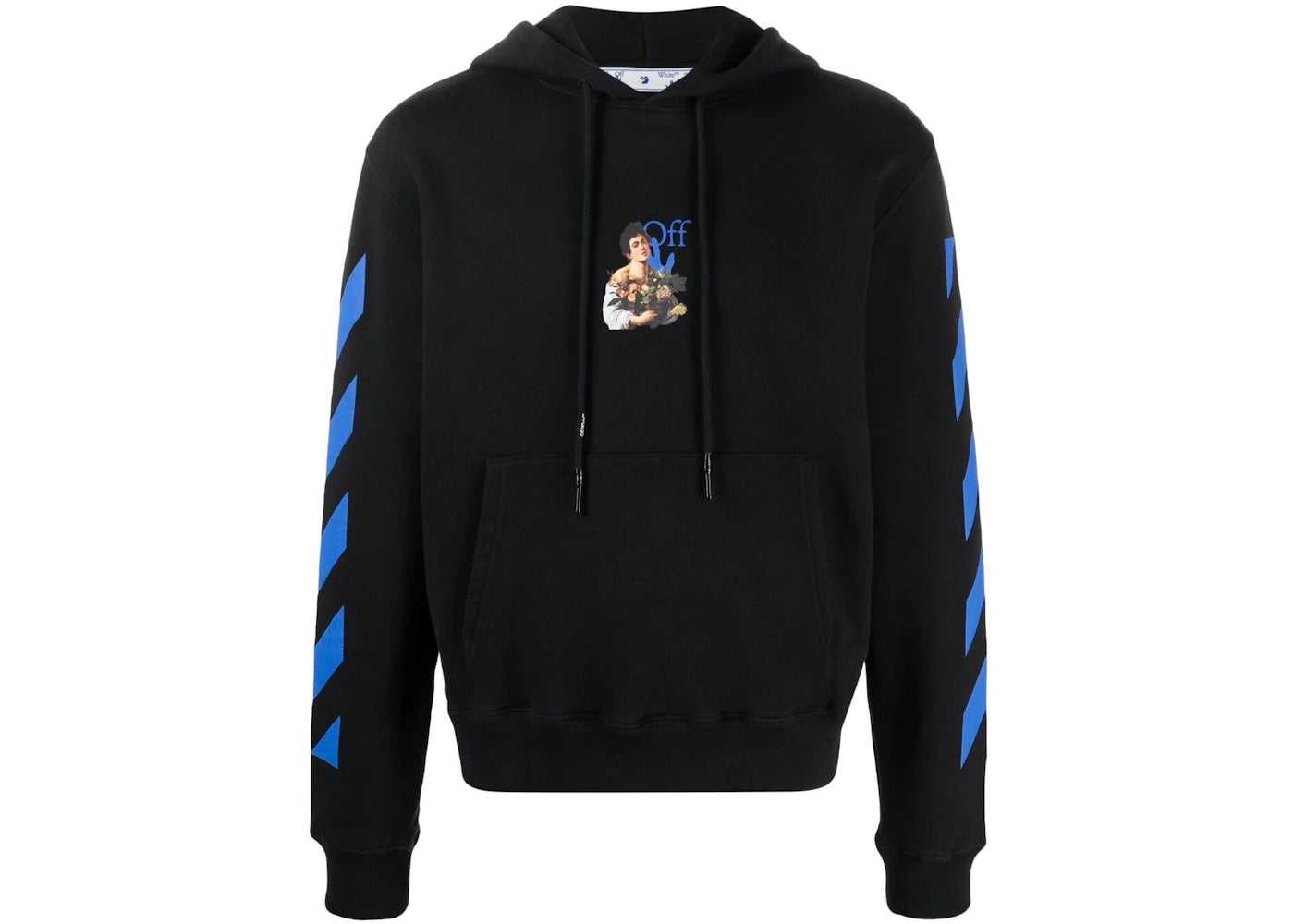 OFF-WHITE Caravaggio Boy Hoodie Black/Blue